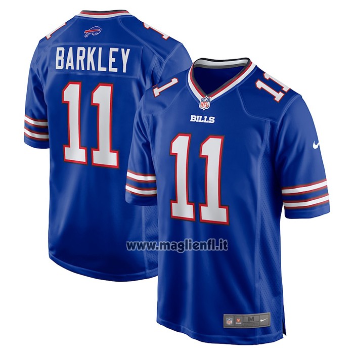 Maglia NFL Game Buffalo Bills Matt Barkley 11 Blu